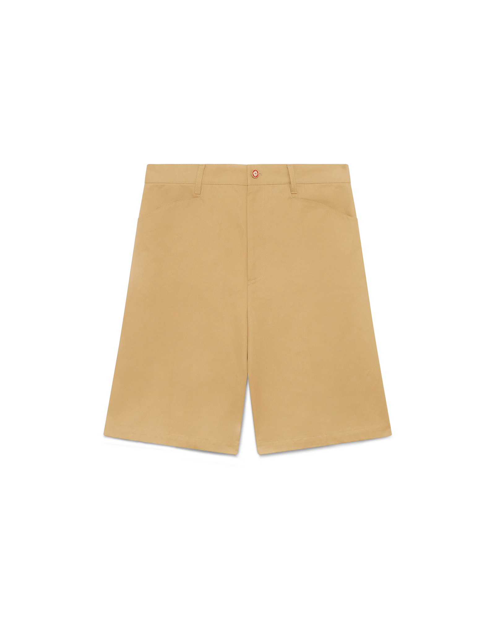 Cotton Pleated Shorts