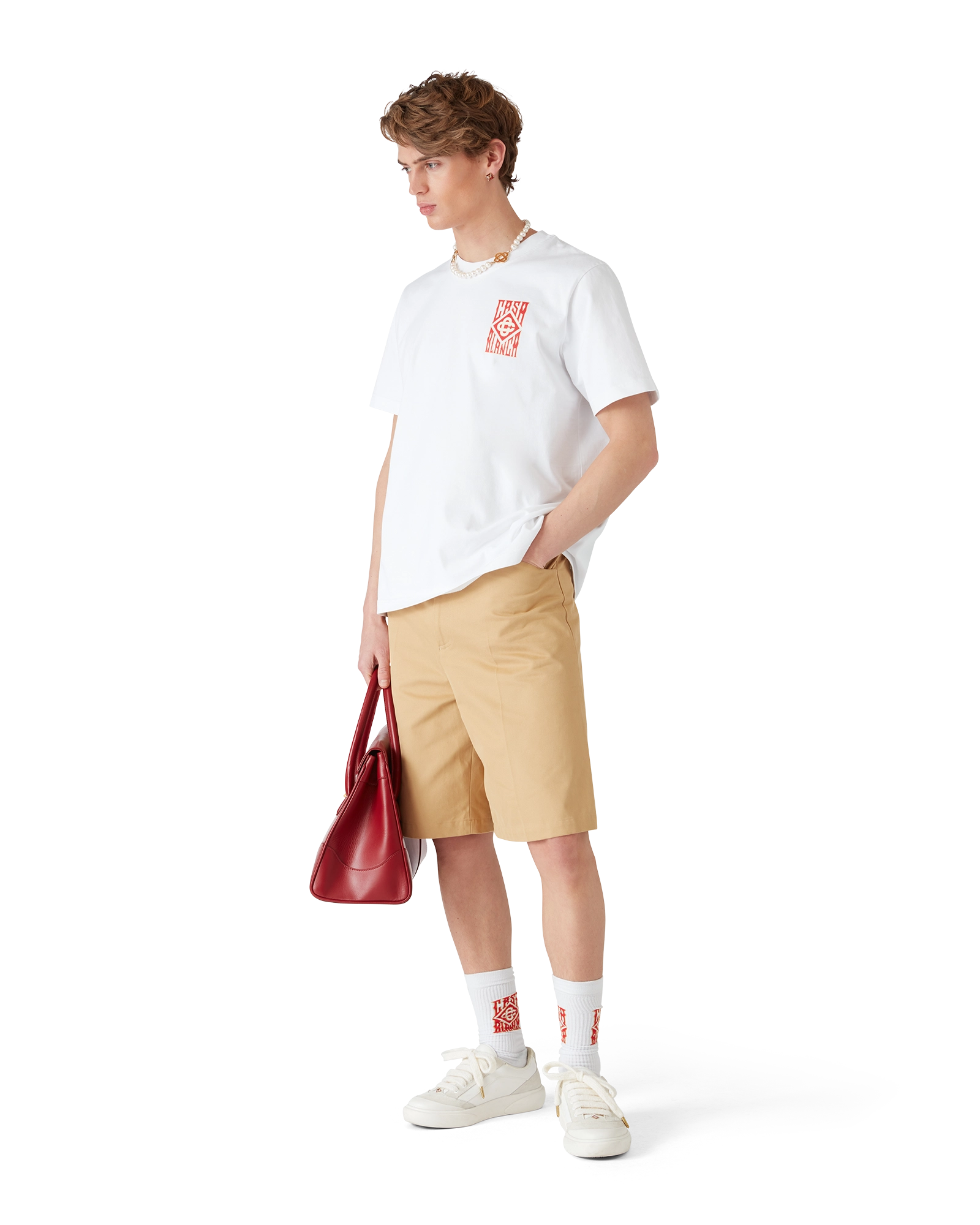 Cotton Pleated Shorts - 图片 2