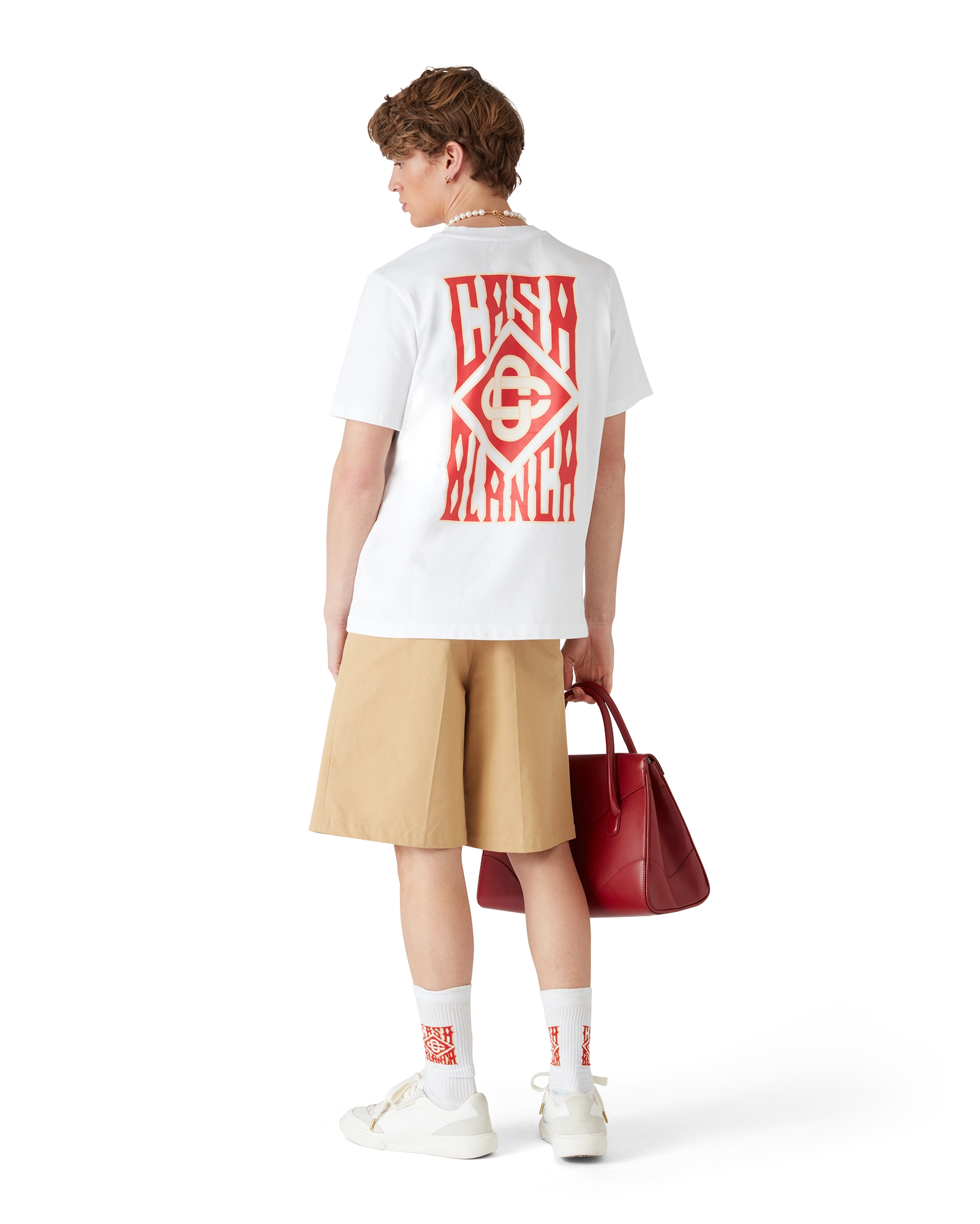 Cotton Pleated Shorts - 图片 5