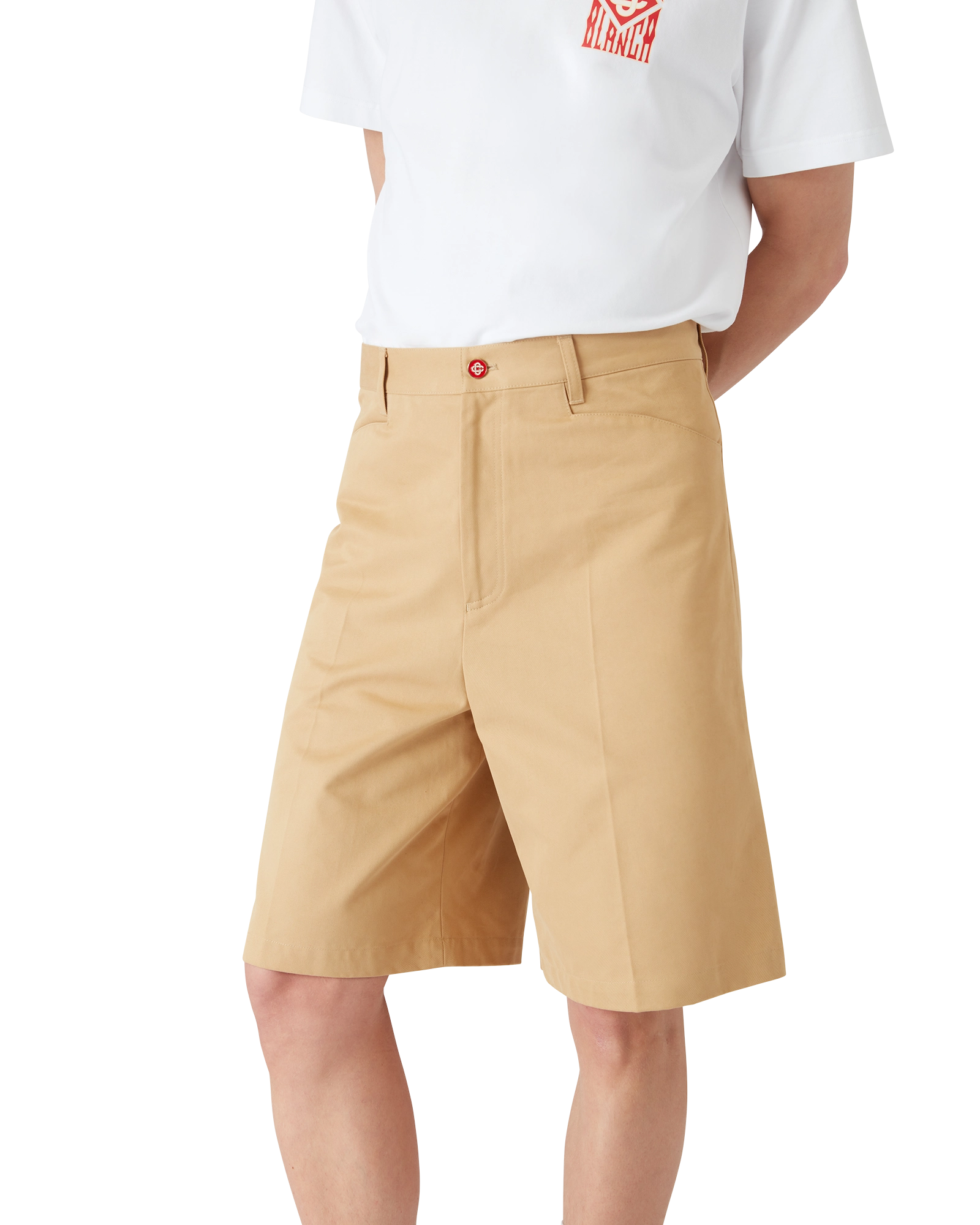 Cotton Pleated Shorts - 图片 3