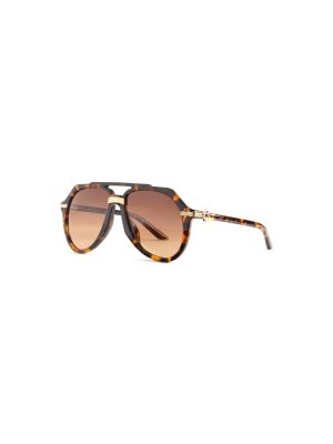 Rajio Gold & Brown Sunglasses