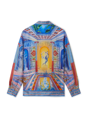 Le Temple Long Sleeve Silk Shirt