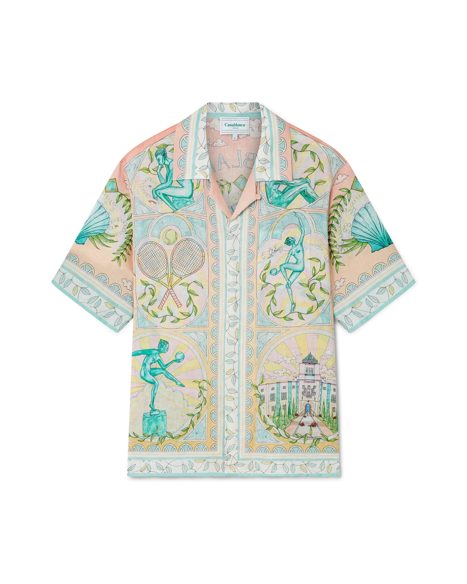 Vase Short Sleeve Linen Shirt