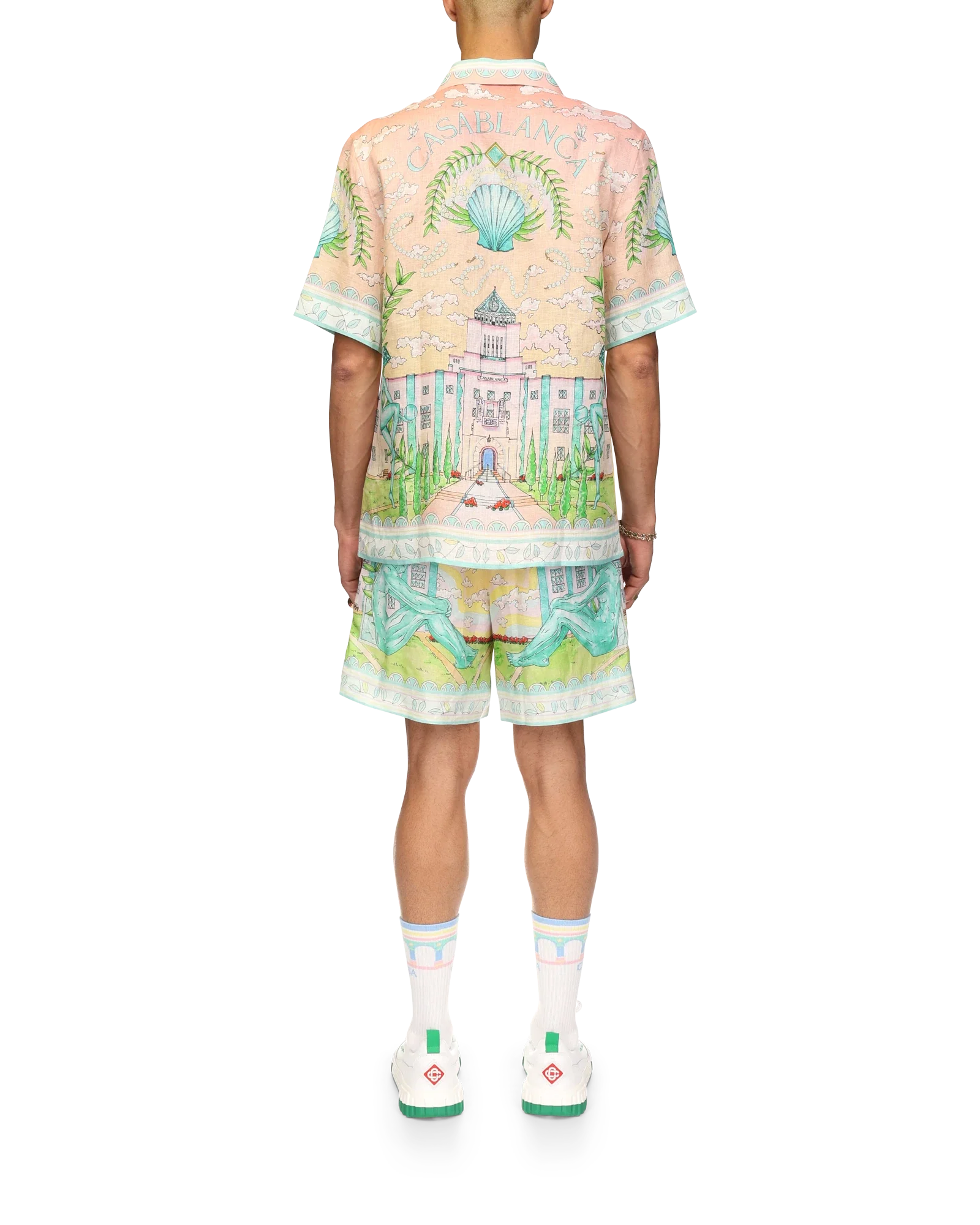 Vase Short Sleeve Linen Shirt - 图片 4