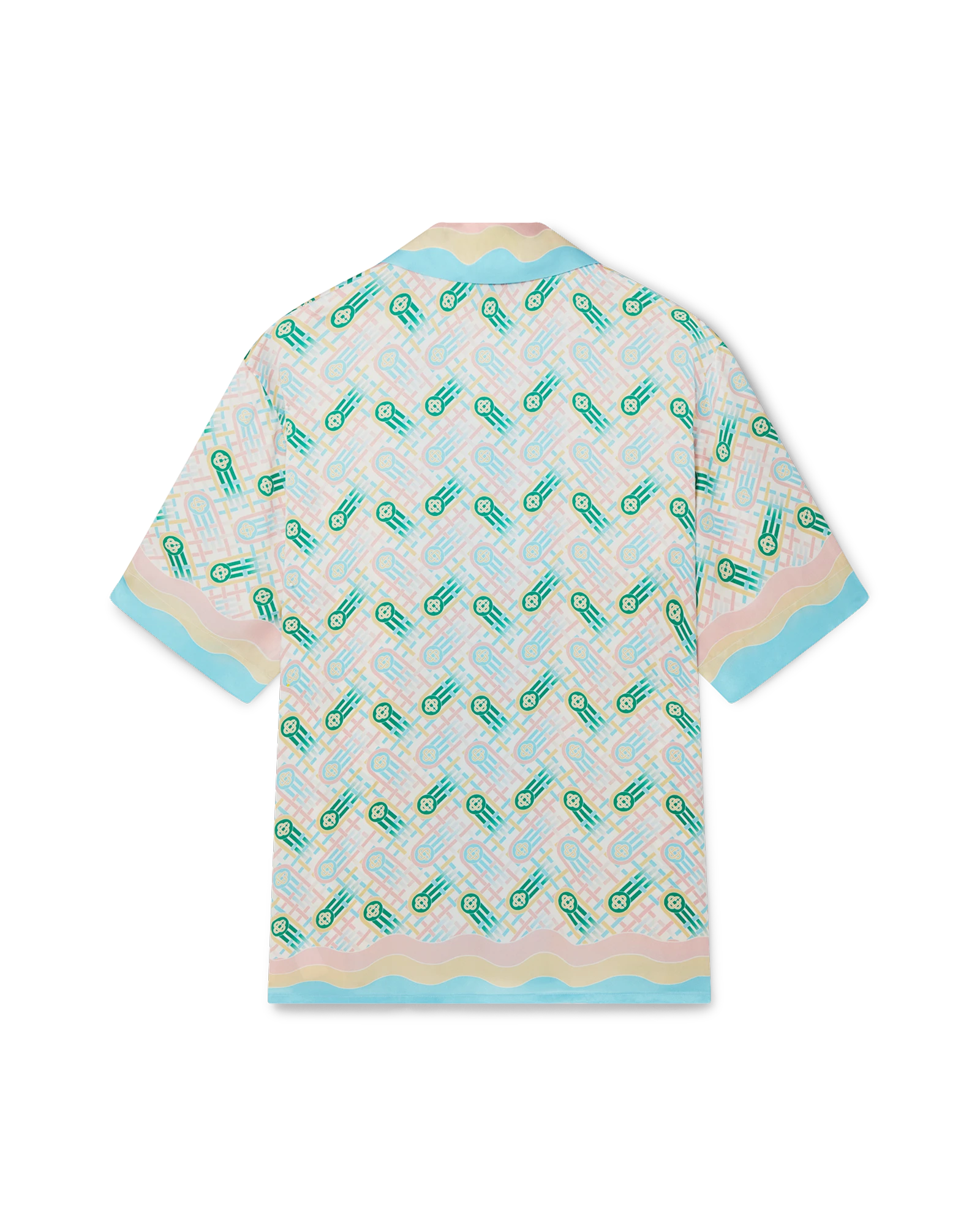 Ping Pong Short Sleeve Silk Shirt - 图片 6