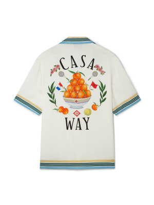 Casa Way Short Sleeve Silk Shirt