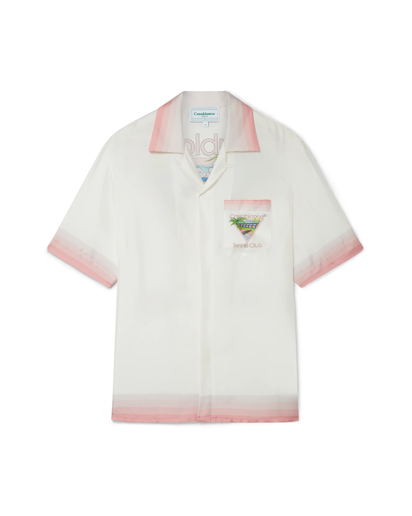 Tennis Club Icon Short Sleeve Silk Shirt - 图片 6