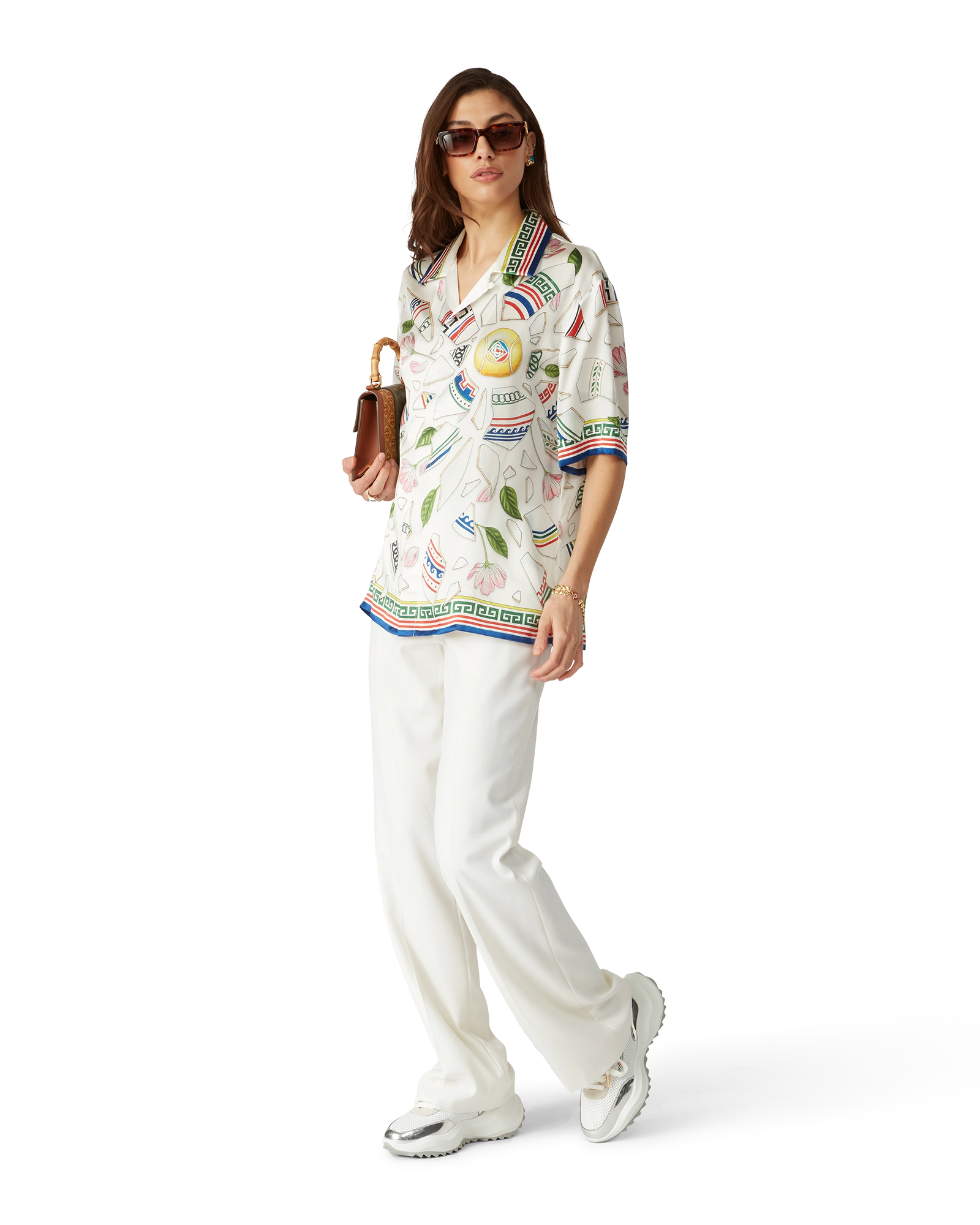 Le Vase Brise Short Sleeve Silk Shirt - 图片 6