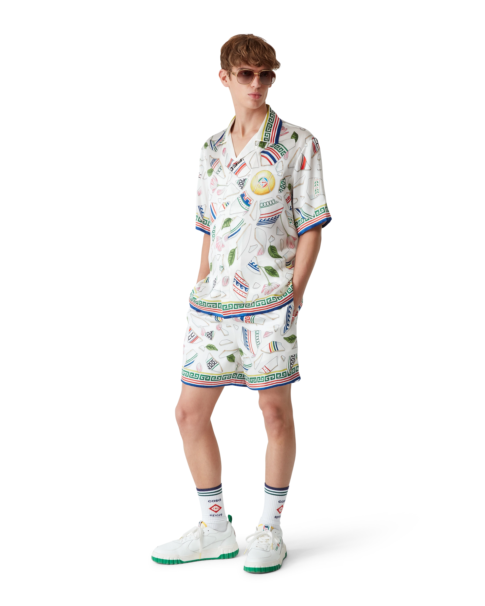 Le Vase Brise Short Sleeve Silk Shirt - 图片 2