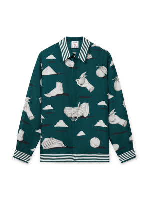 Metaphysical Silk Long Sleeve Shirt