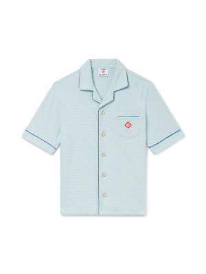 Monogram Towelling Short Sleeve Shirt