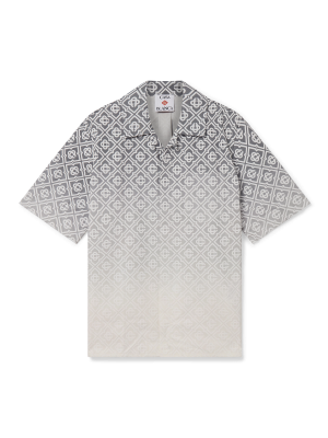 Monogram Gradient Short Sleeve Shirt