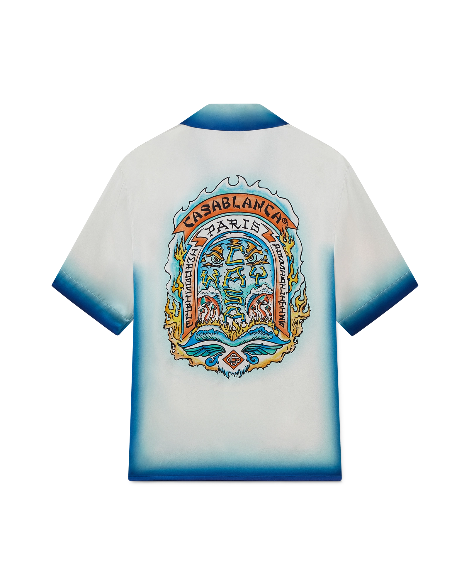 Casa Way Skate Short Sleeve Silk Shirt