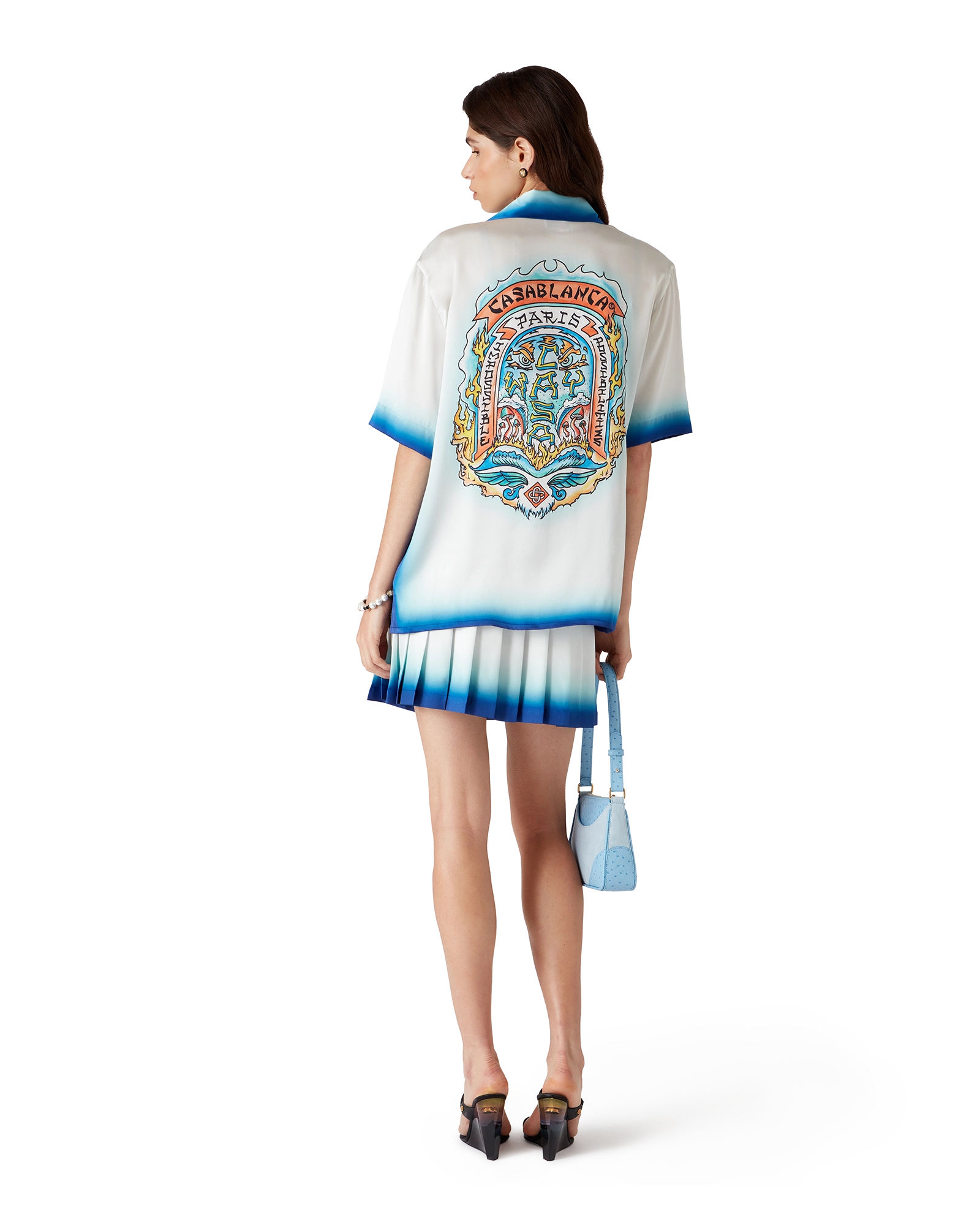 Casa Way Skate Short Sleeve Silk Shirt - 图片 3