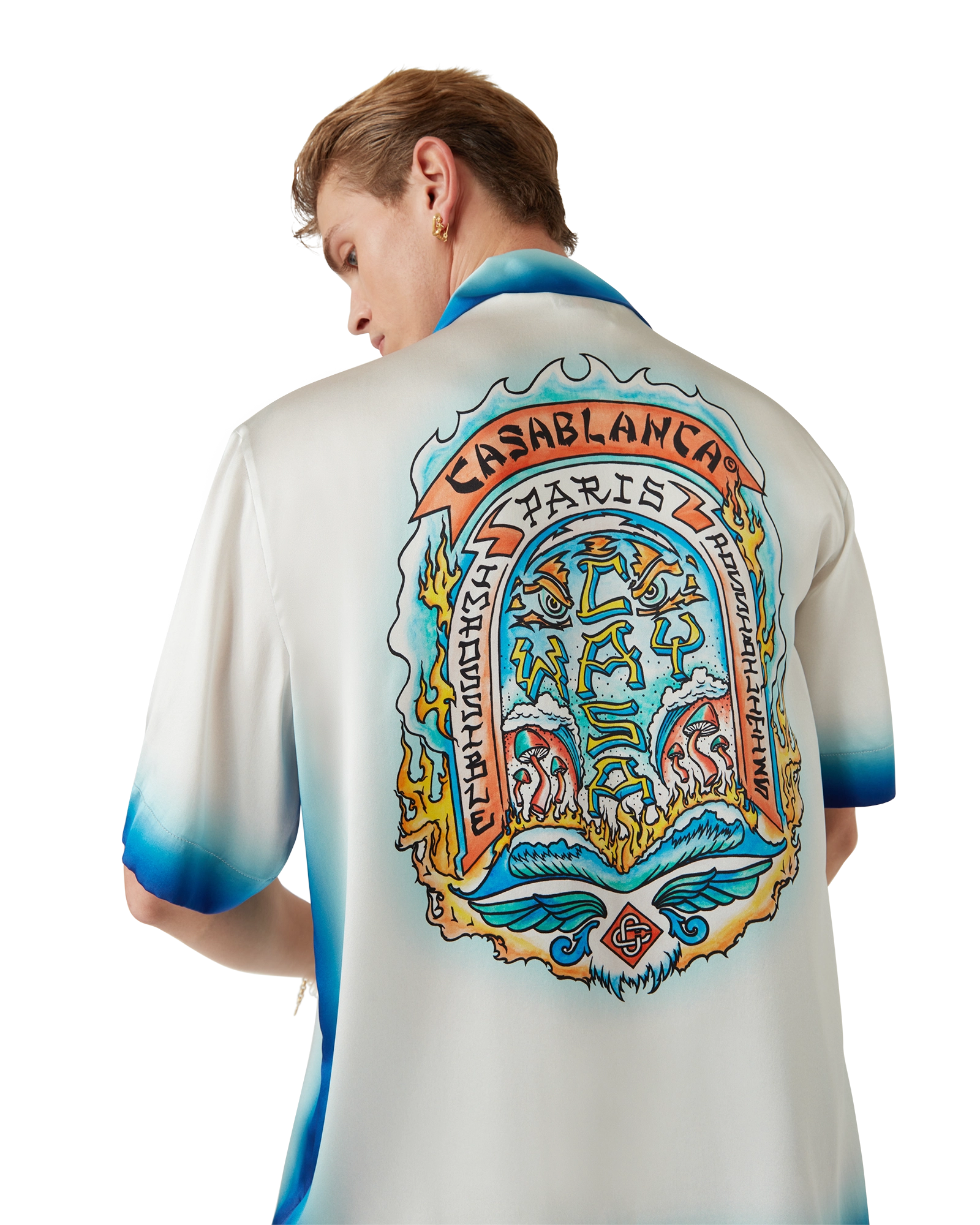 Casa Way Skate Short Sleeve Silk Shirt - 图片 9