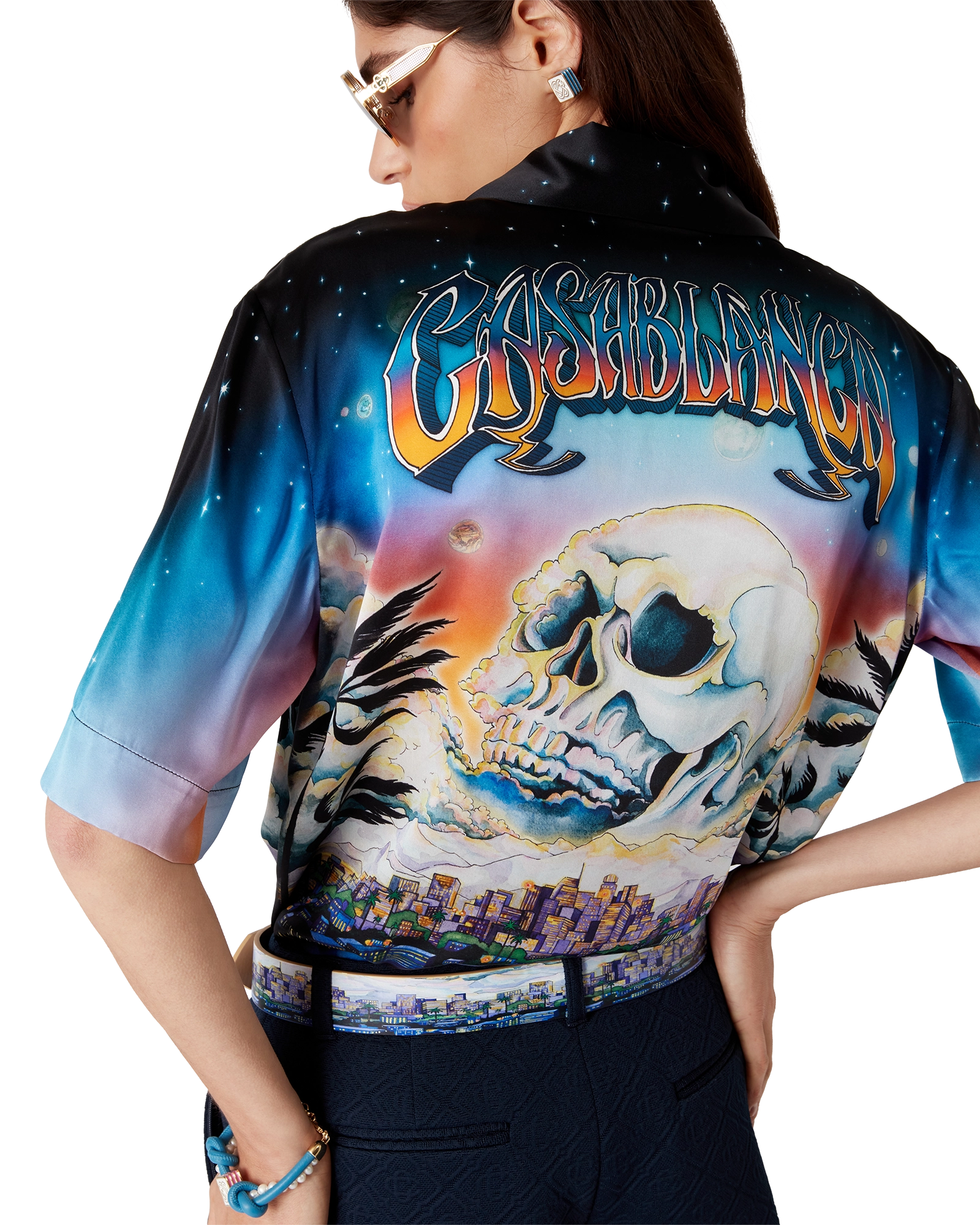 La Prémonition Short Sleeve Silk Shirt - 图片 4