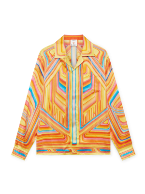 Low Rider Long Sleeve Silk Shirt