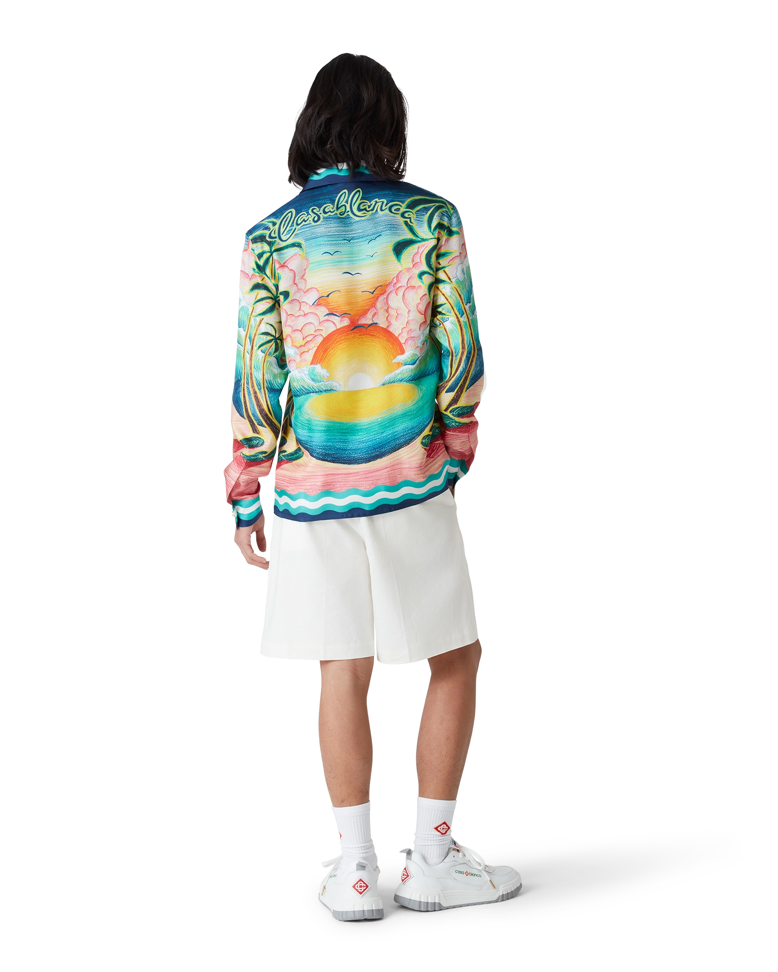 Danse De La Mer Long Sleeve Silk Shirt - 图片 3