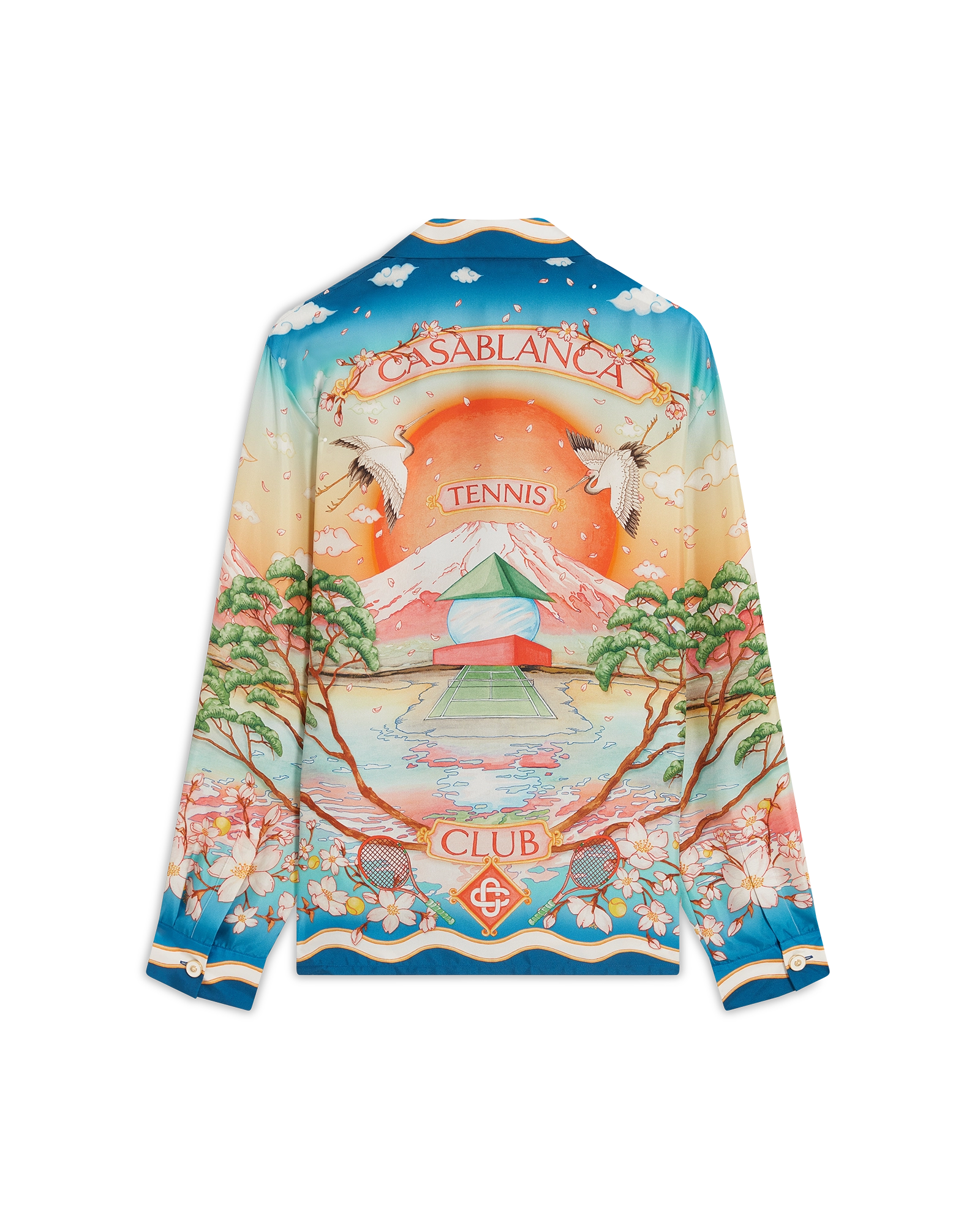 Tennis Club Silk Long Sleeve Shirt