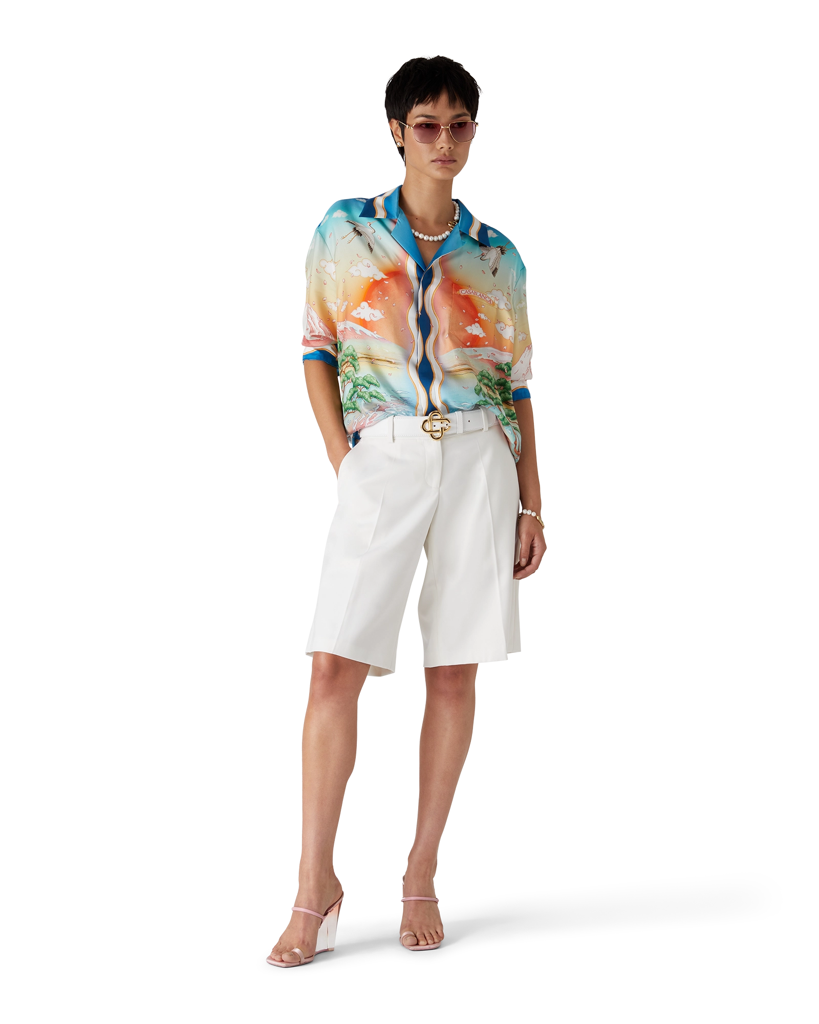 Tennis Club Silk Long Sleeve Shirt - 图片 2