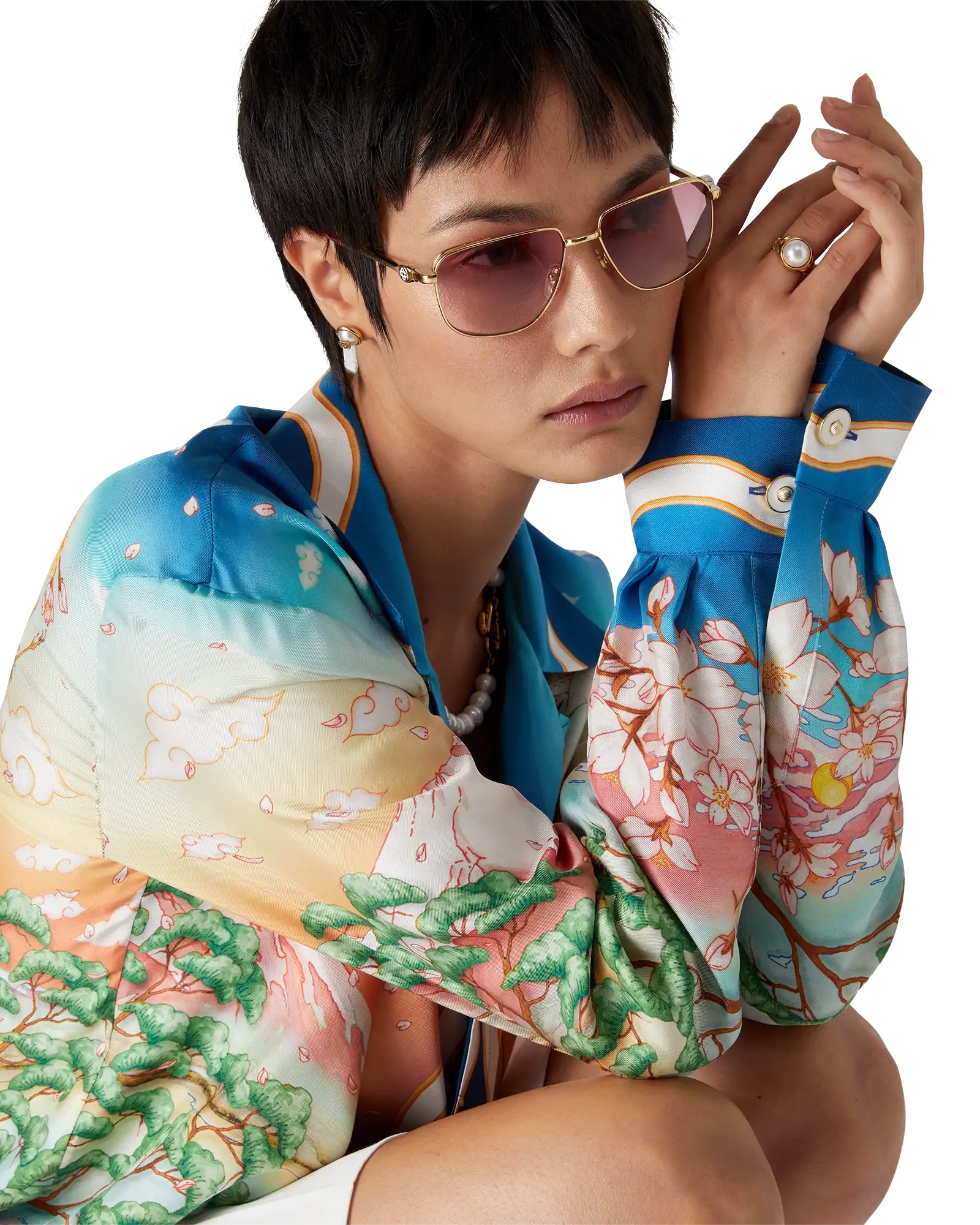 Tennis Club Silk Long Sleeve Shirt - 图片 5