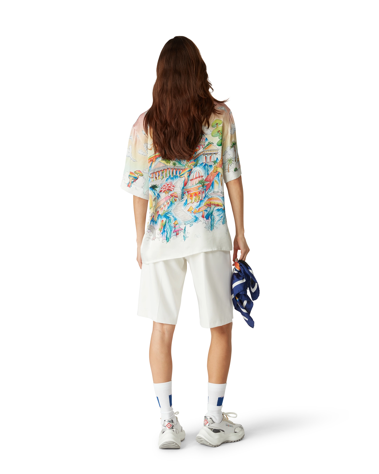 The Road To Knowledge Short Sleeve Silk Shirt - 图片 3