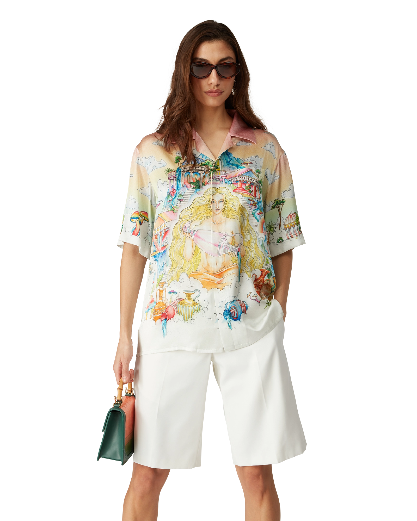 The Road To Knowledge Short Sleeve Silk Shirt - 图片 5