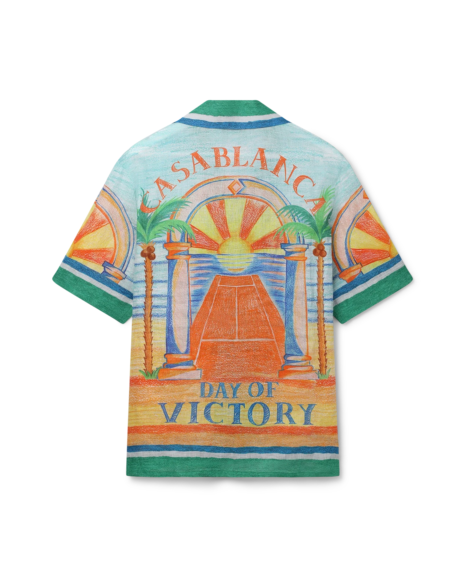 Day of Victory Short Sleeve Linen Shirt