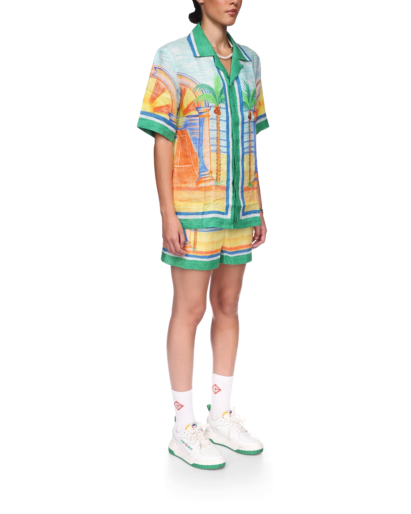 Day of Victory Short Sleeve Linen Shirt - 图片 5