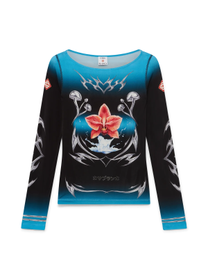 Blades Slinky Jersey Long Sleeve Top