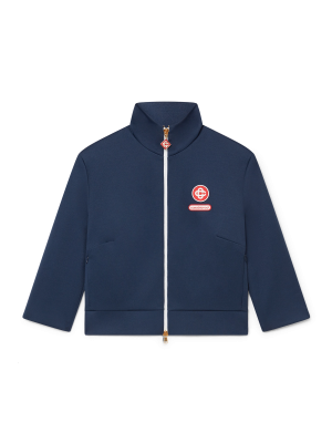 Tricot Cropped Track Jacket