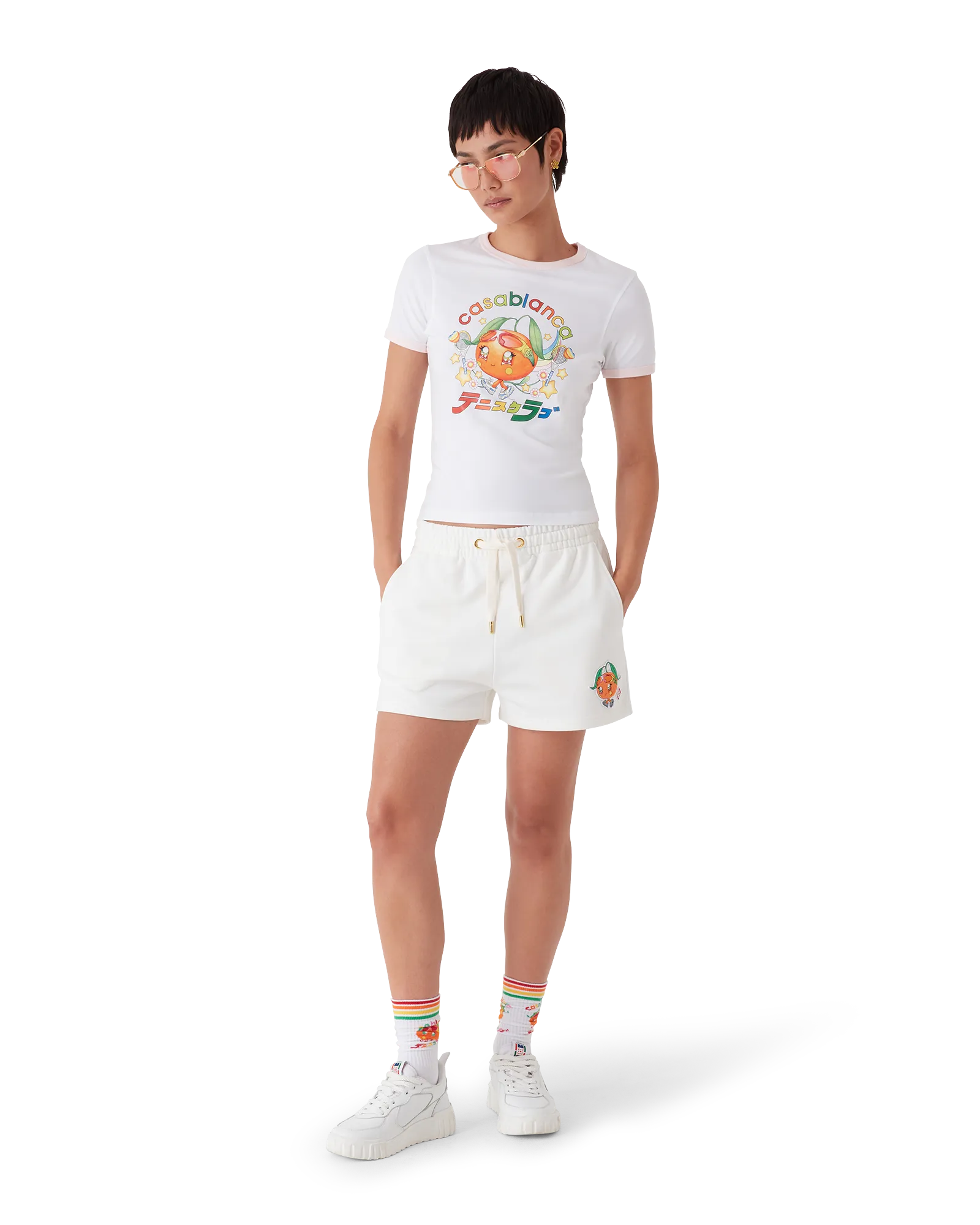 Orange Mascot Sweatshorts - 图片 2