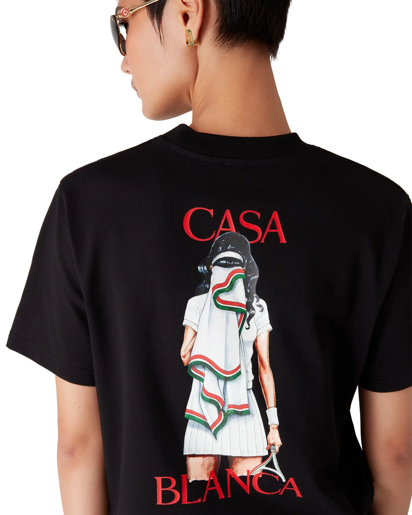 Tennis Girl Short Sleeve T-Shirt - 图片 5