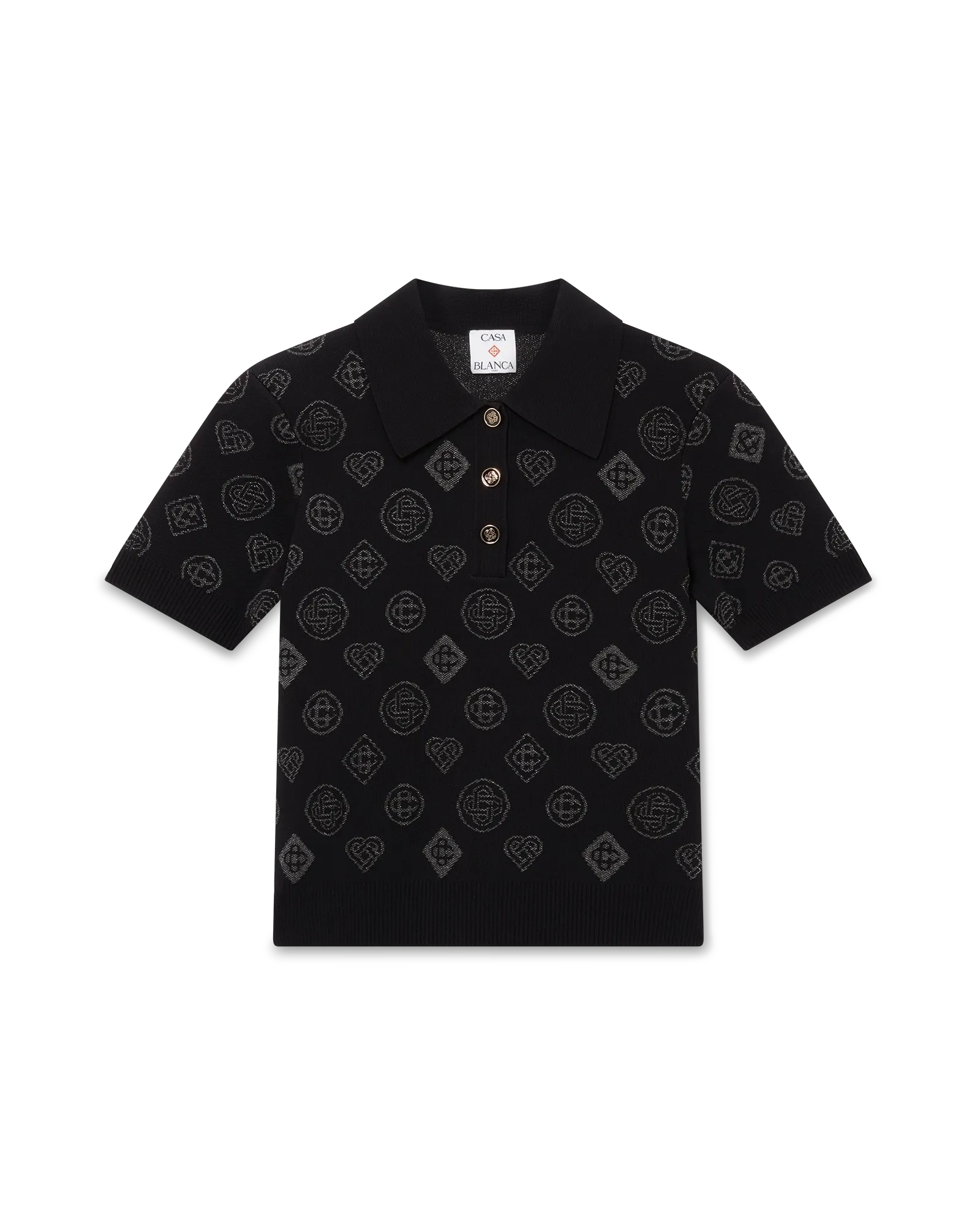 Monogram Jacquard Polo