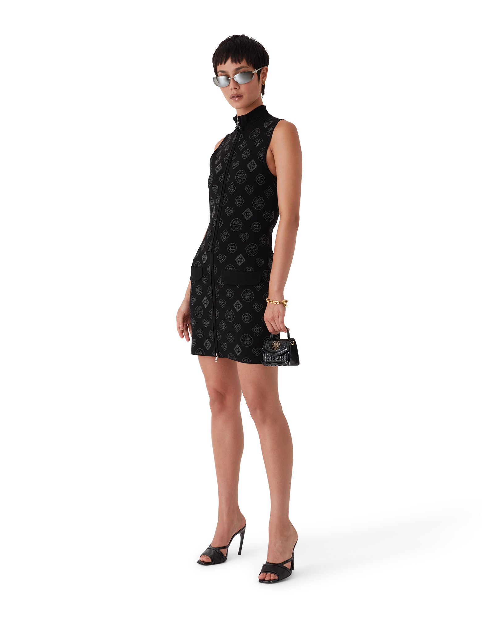 Monogram Jacquard Dress - 图片 2