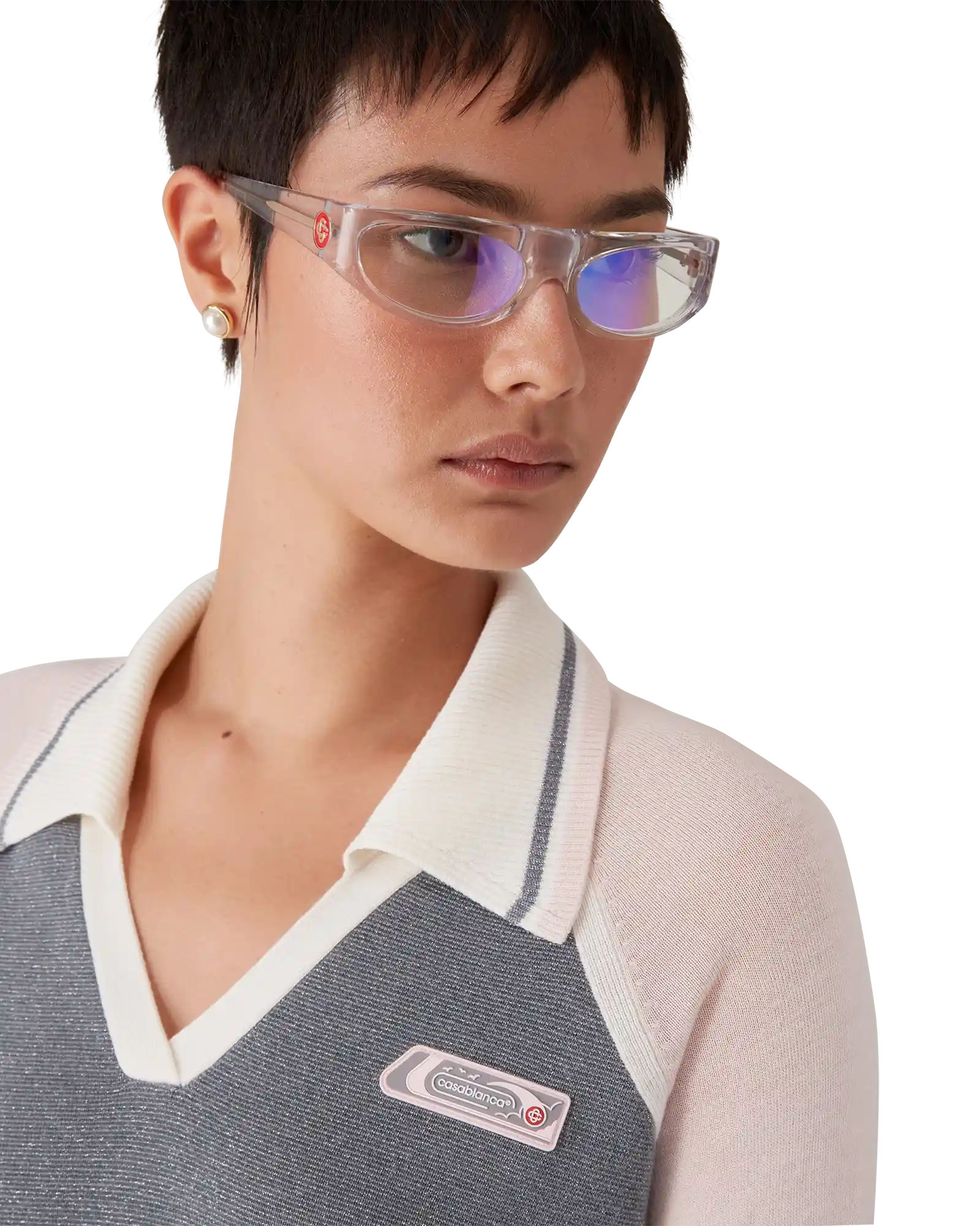 Merino Tennis Long Sleeve Polo - 图片 5