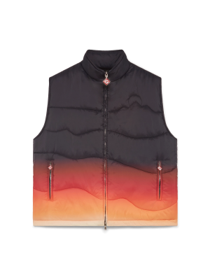 Gradient Nylon Puffer Gilet