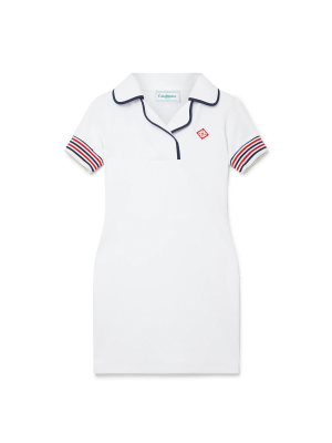 Bound Collar Polo Dress