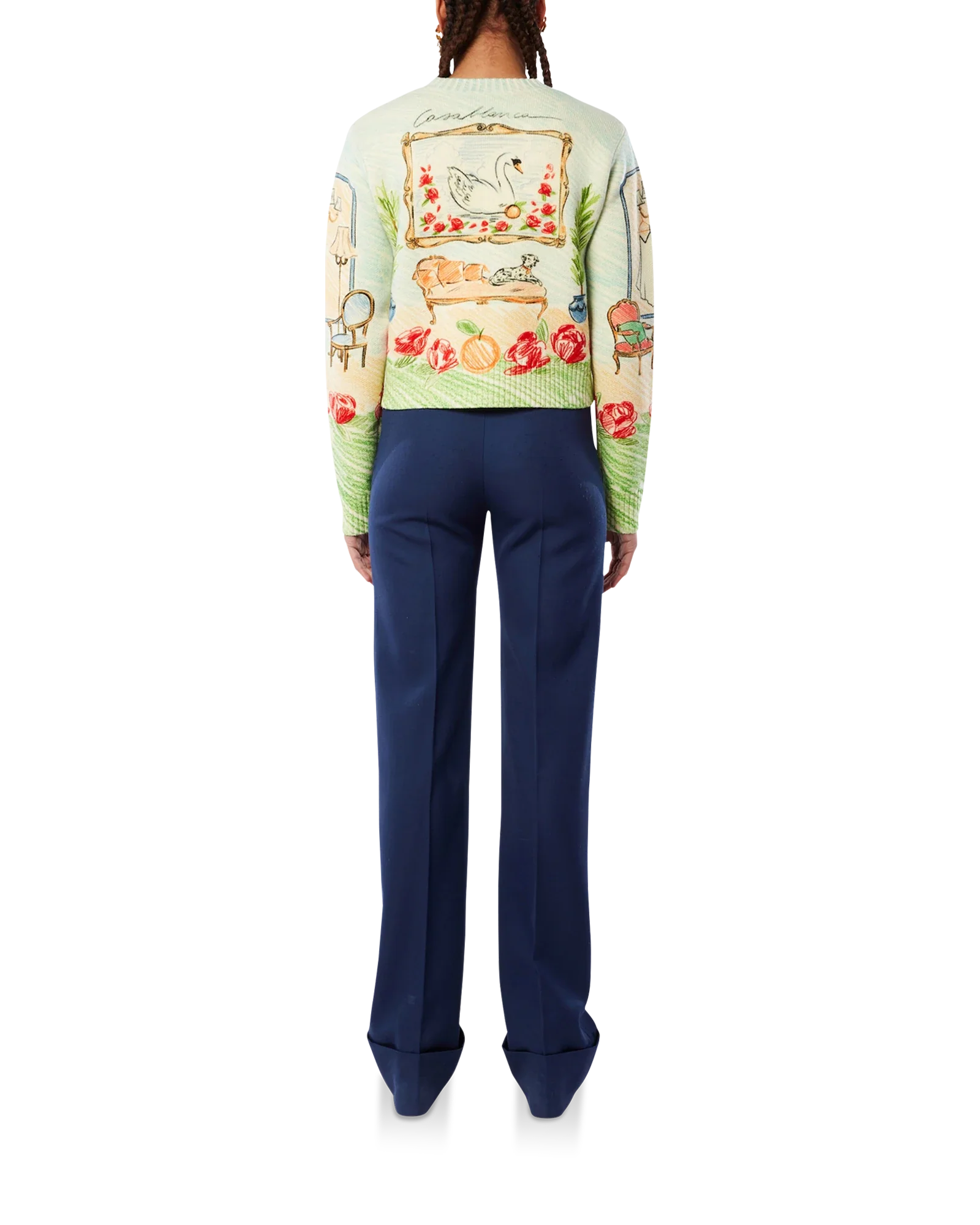 L'Appartement De Reve Printed Crew Neck Jumper - 图片 3