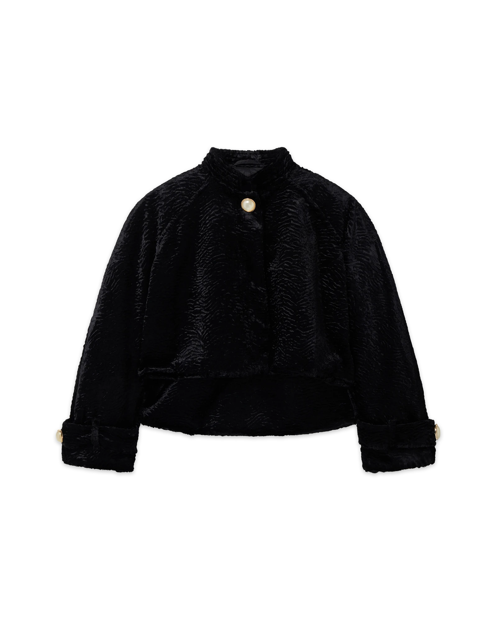 Astrakhan Short Suit Jacket