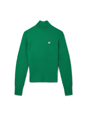 Rib High Neck Jumper