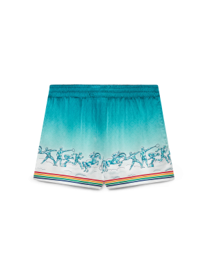 La D??esse Du Stade Silk Shorts