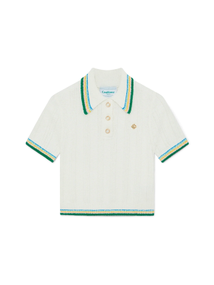 Rib Boucle Polo Shirt