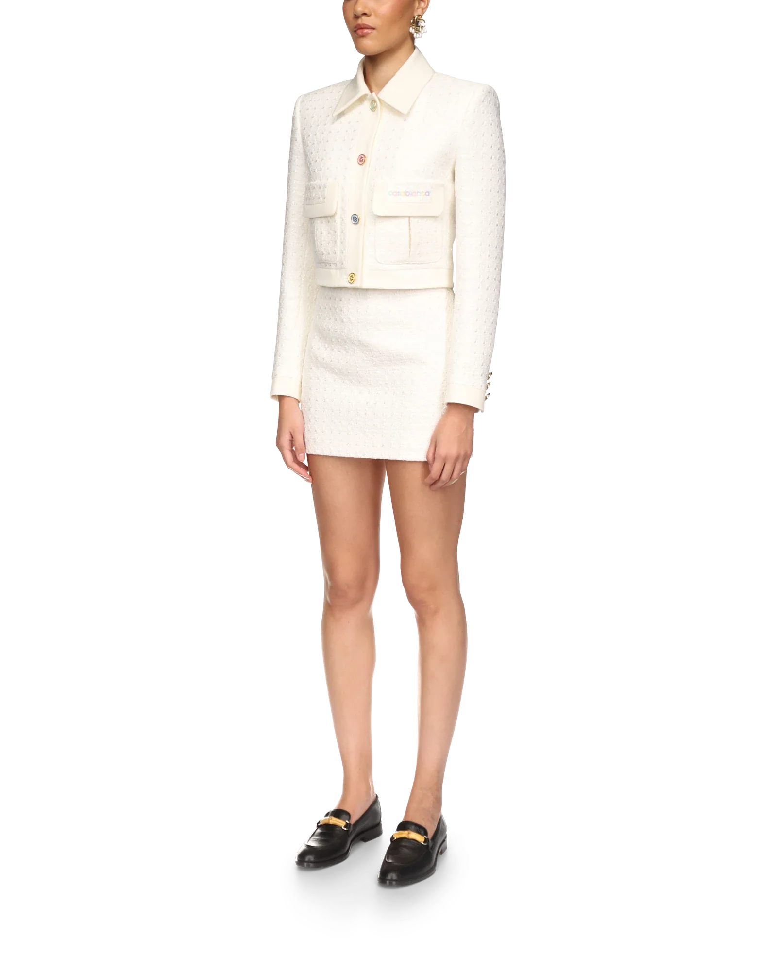 Tweed Mini Skirt - 图片 3