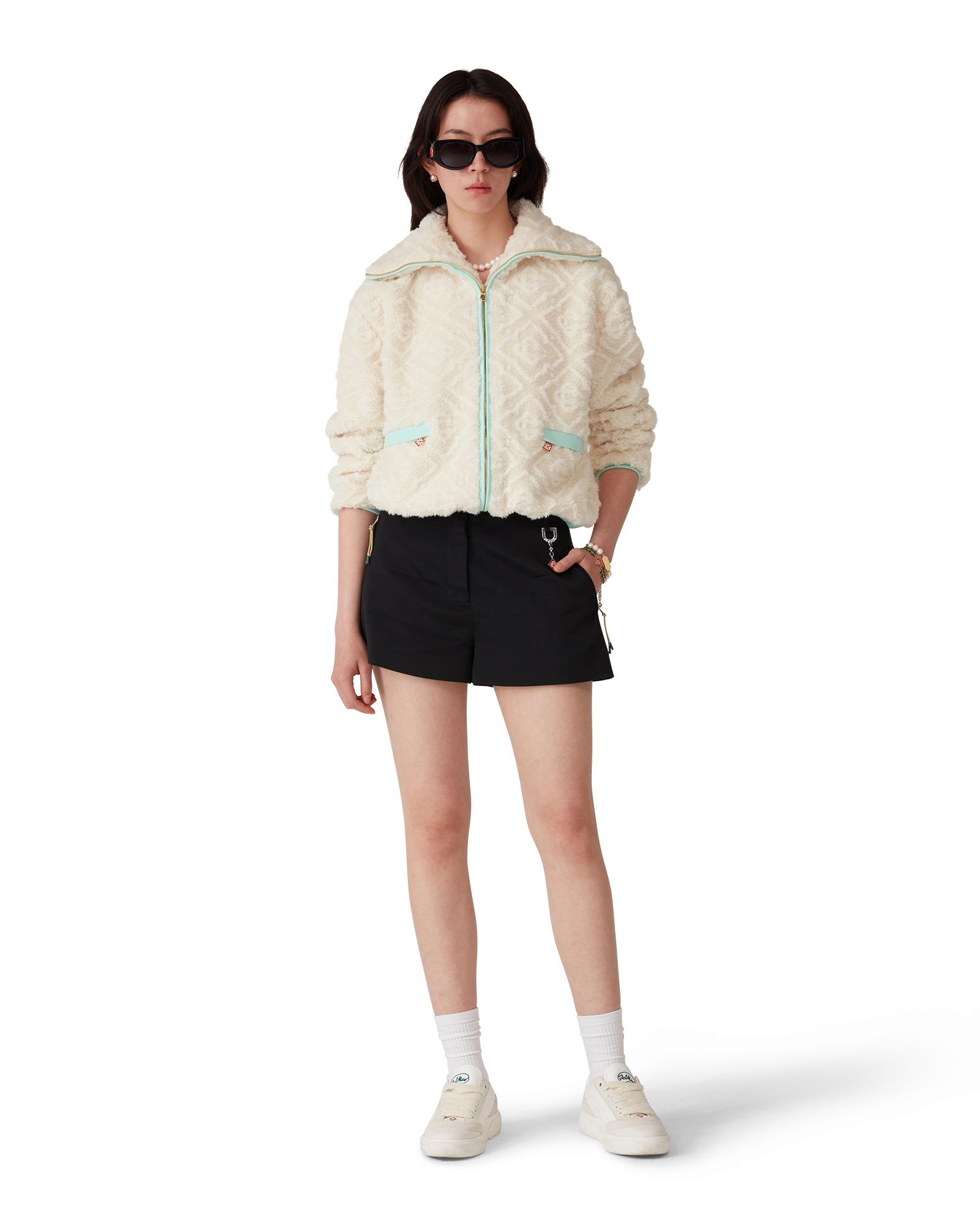 Monogram Jacquard Fleece Jacket - 图片 2