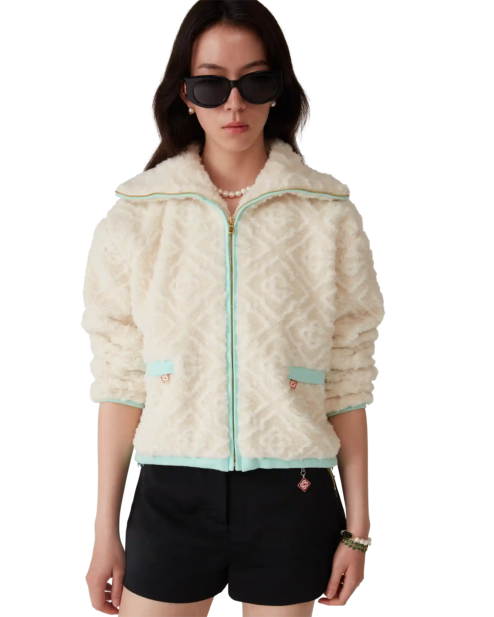 Monogram Jacquard Fleece Jacket - 图片 4