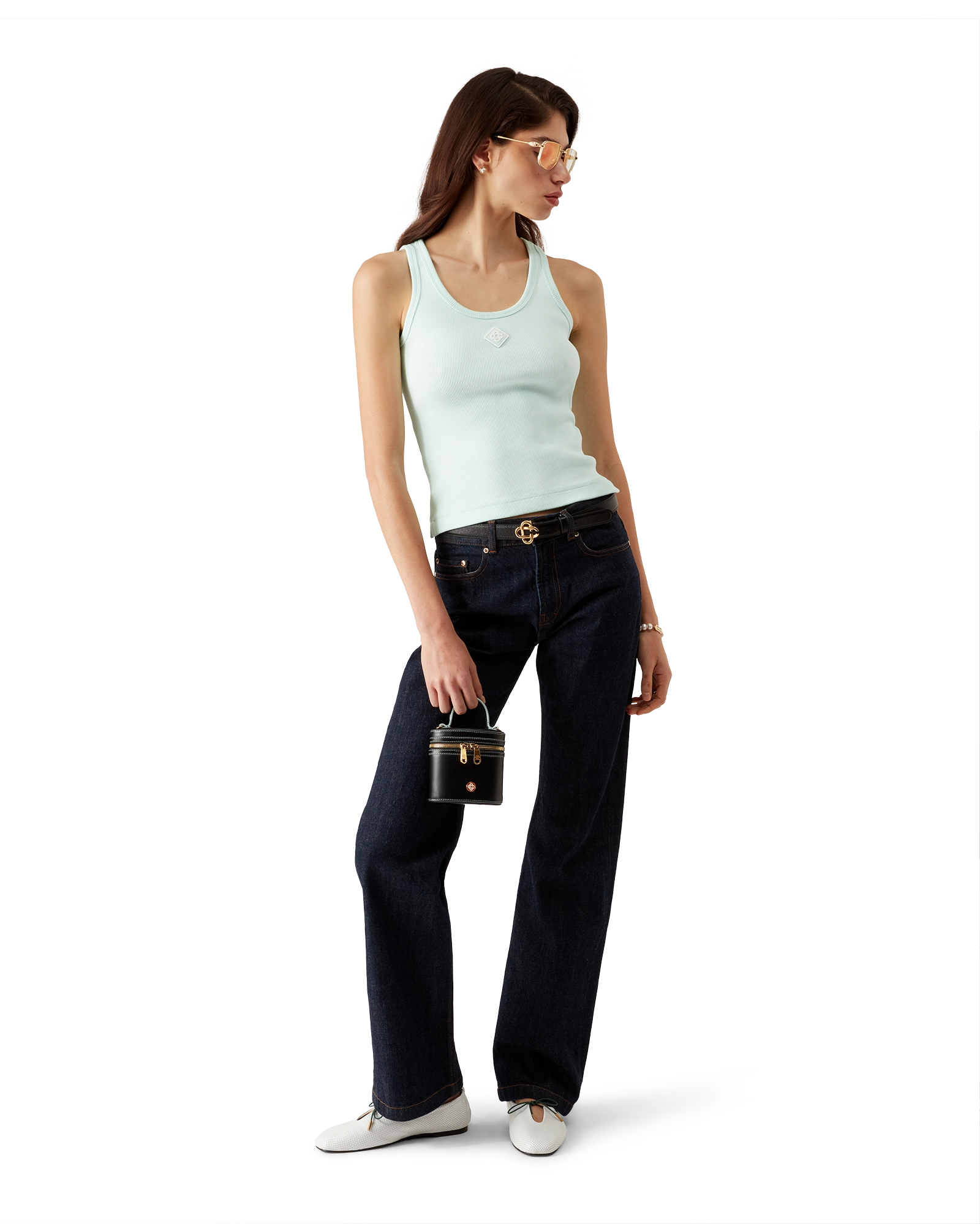 Ribbed Jersey Tank Top - 图片 2