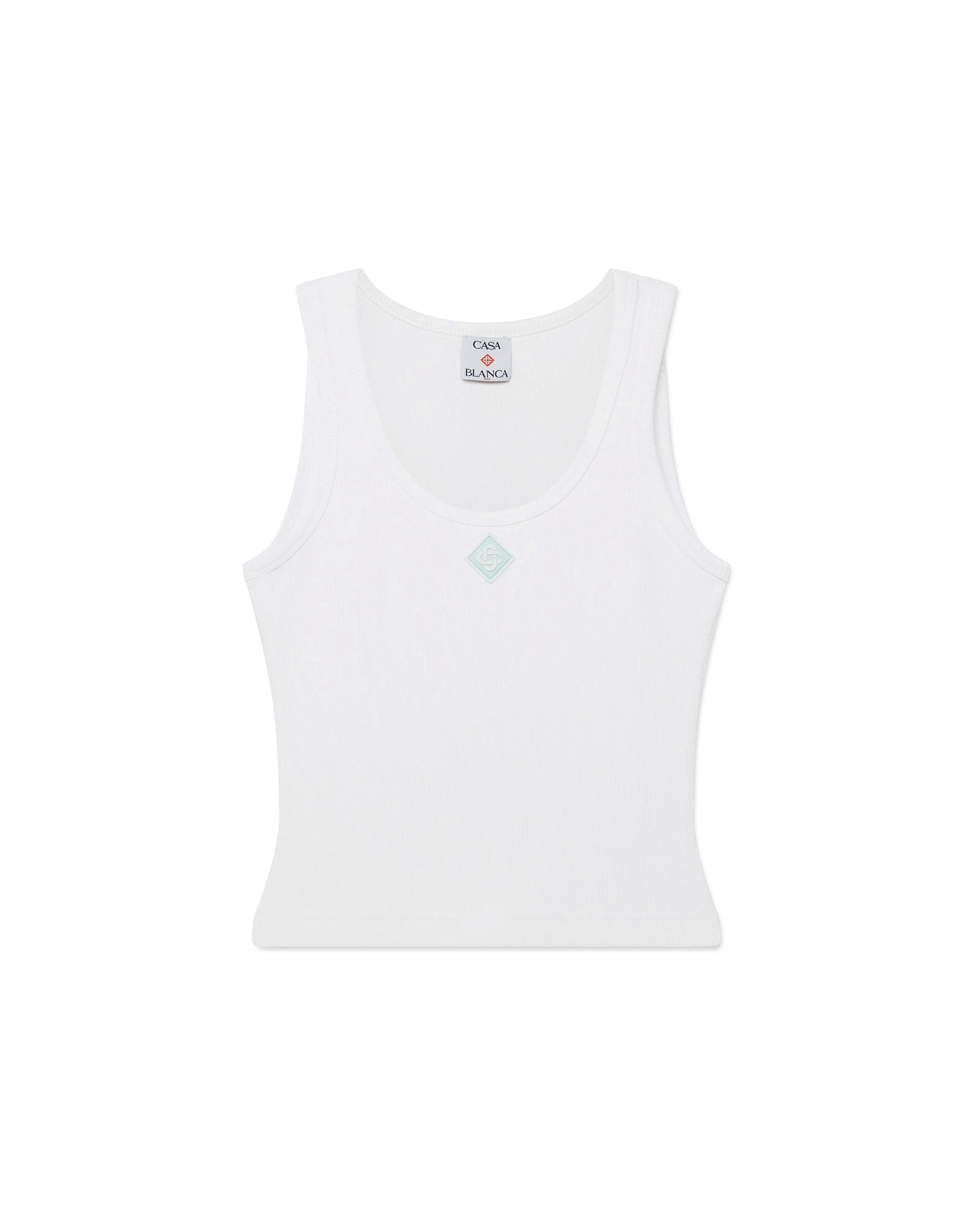Ribbed Jersey Tank Top