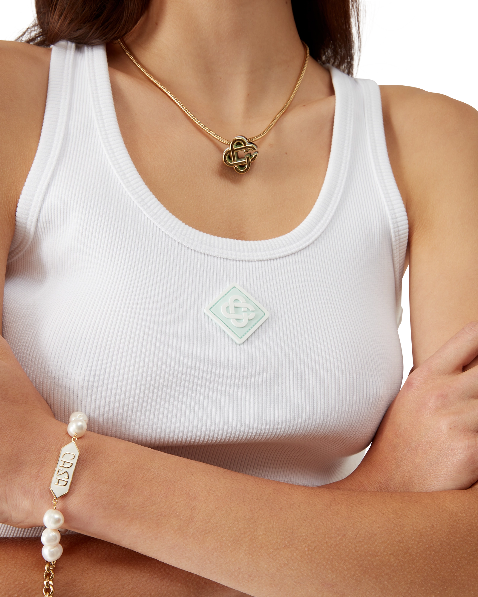 Ribbed Jersey Tank Top - 图片 5