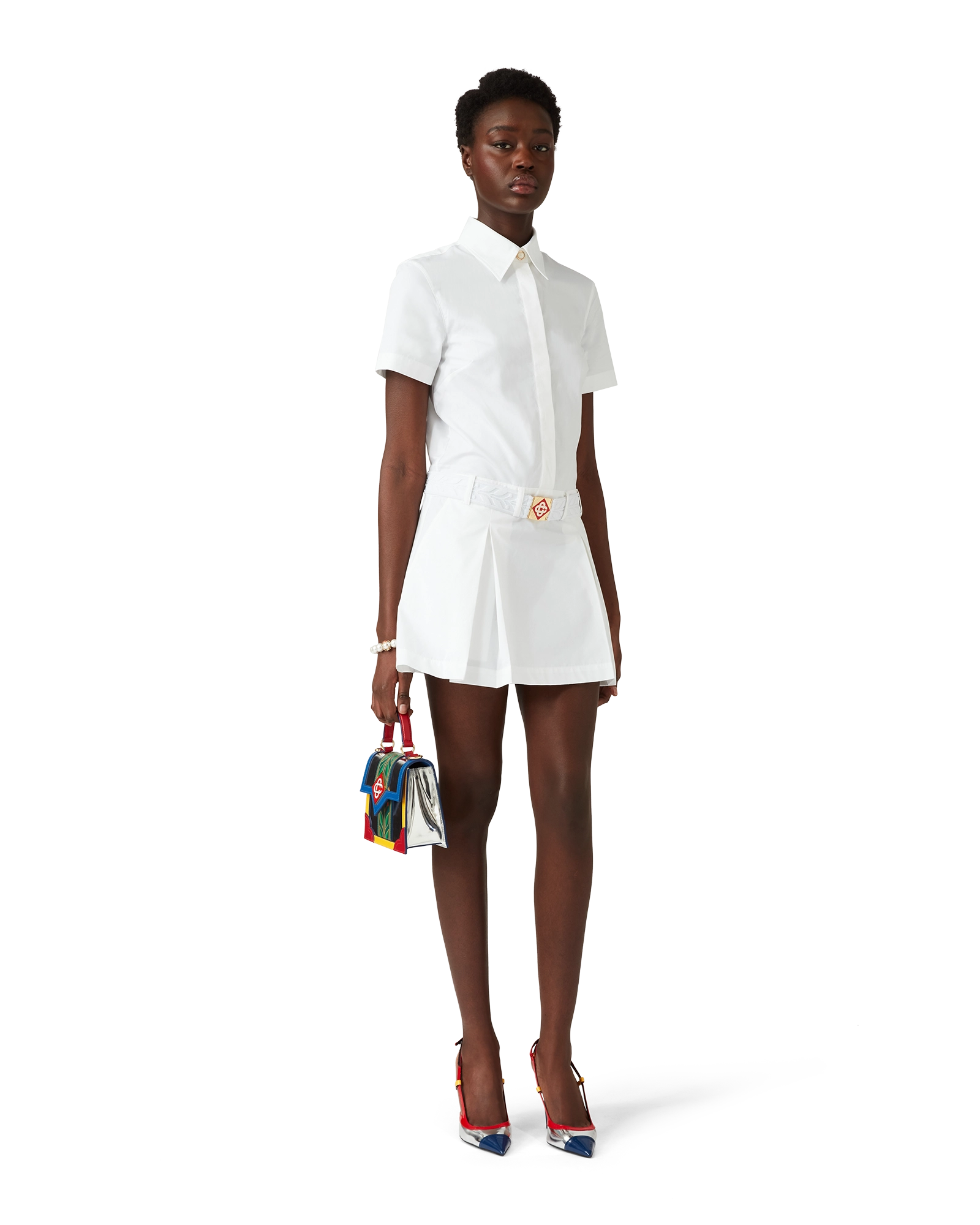 Pleated Tennis Mini Dress - 图片 2